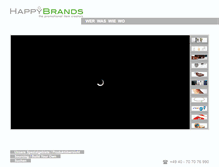 Tablet Screenshot of happy-brands.com